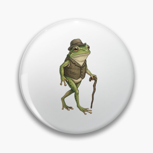 Item preview, Dapper Frog Gentleman Vintage Style Amphibian designed and sold by AntiqueImages.