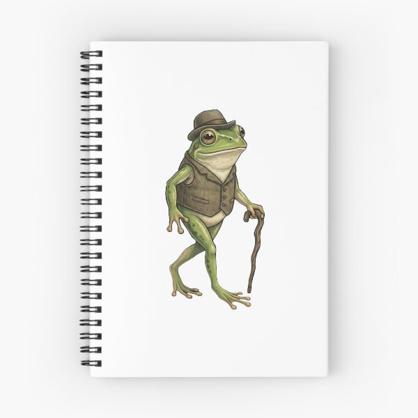 Item preview, Dapper Frog Gentleman Vintage Style Amphibian designed and sold by AntiqueImages.