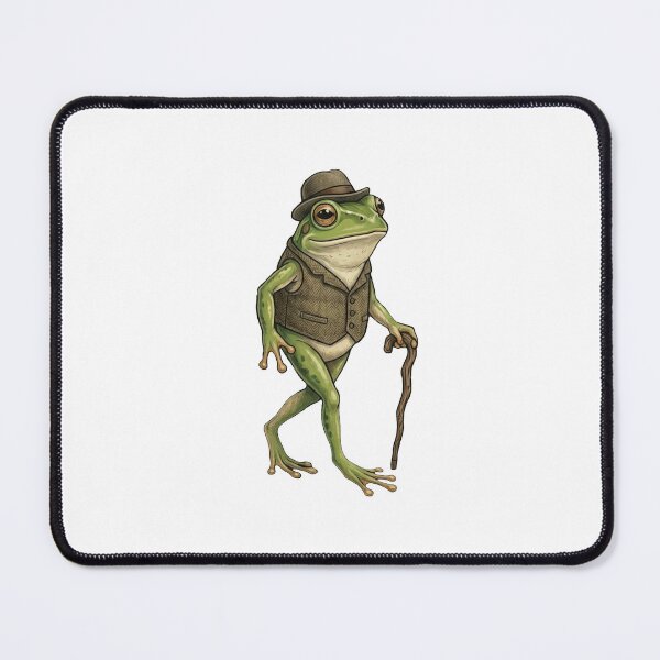 Item preview, Dapper Frog Gentleman Vintage Style Amphibian designed and sold by AntiqueImages.