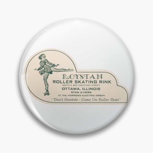 Item preview, RoyStan Roller Skating Rink Ottawa Illinois Roller Skating Rink Sticker Decal Label designed and sold by tislord.