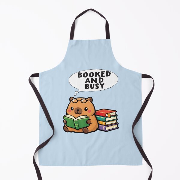 Item preview, Booked and Busy Kawaii Capybara Reading designed and sold by samah82.
