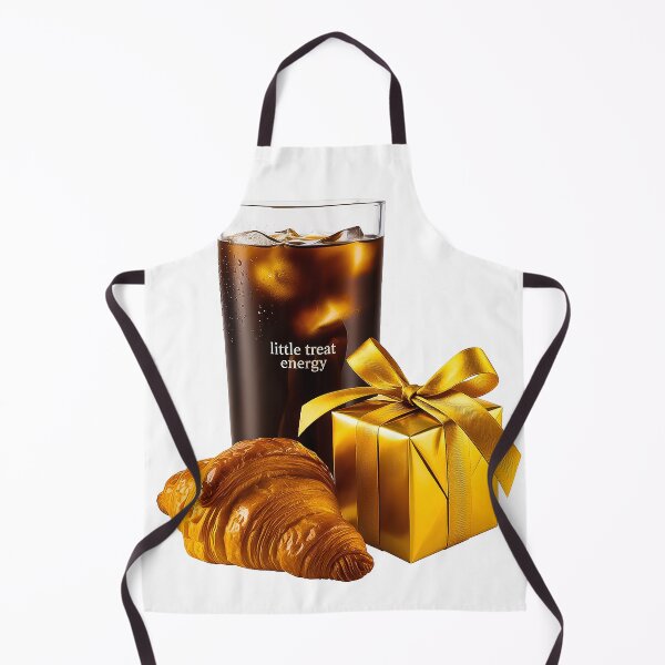 Item preview, Little Treat Energy Iced Coffee Croissant Luxury Mood designed and sold by Amanda's Factory.