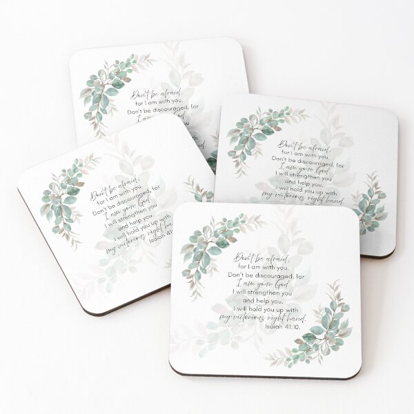 Item preview, Isaiah 41:10 Bible Verse – Don't Be Afraid For I Am With You Christian Faith Design Gift designed and sold by TwinBearCo.