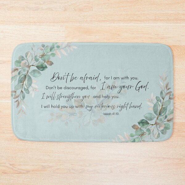 Item preview, Isaiah 41:10 Bible Verse – Don't Be Afraid For I Am With You Christian Faith Design Gift designed and sold by TwinBearCo.