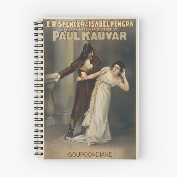 Item preview, Vintage Theatre Poster Paul Kauvar Dramatic Scene Print designed and sold by TheSoulOfArt.