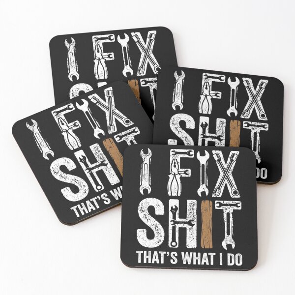 Item preview, I Fix Shit That’s What I Do Funny Mechanic Design, Sarcastic Handyman Humor, Blue Collar Worker Gift designed and sold by Trendymindvibes.