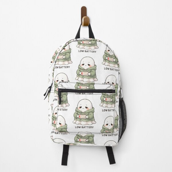Item preview, Low Battery Ghost | Cute Kawaii Aesthetic | Low Energy Mood Design designed and sold by The Mood Index.