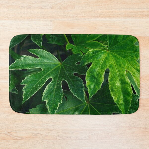 Item preview, Deep Green Fatsia Leaves Botanical Macro Photography designed and sold by MDCCo.
