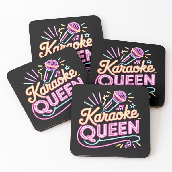 Item preview, Karaoke Queen Shirt, Karaoke Queen T Shirt, Karaoke Queen Apparel, Karaoke Queen Sticker, Karaoke Queen Mug, Karaoke Queen Gifts designed and sold by happiness1000.