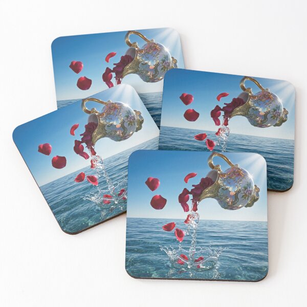 Item preview, ​Ocean Nectar and Golden Porcelain  designed and sold by NadinGerasi.