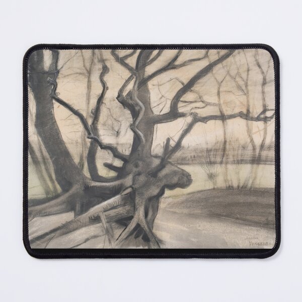 Item preview, Tree Roots in a Sandy Ground Les Racines by Vincent van Gogh: Minimalist Nature Poster designed and sold by artofuniverse.