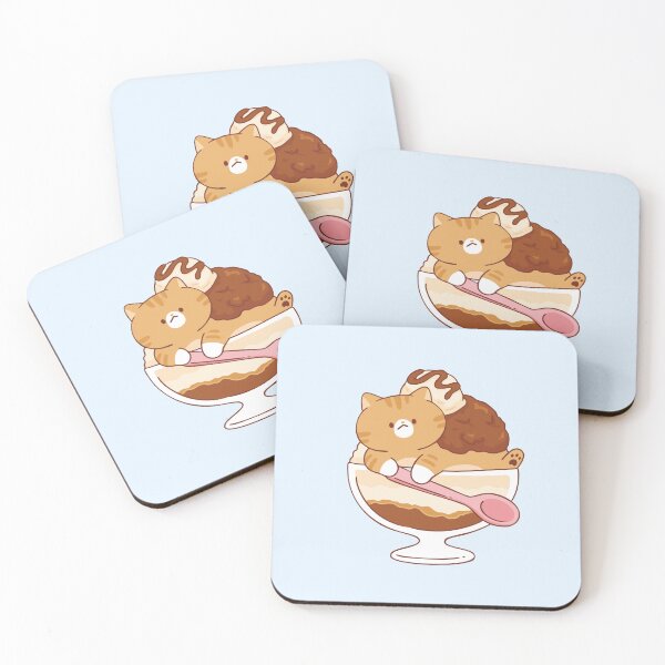 Item preview, Cat with bingsu designed and sold by salposi.