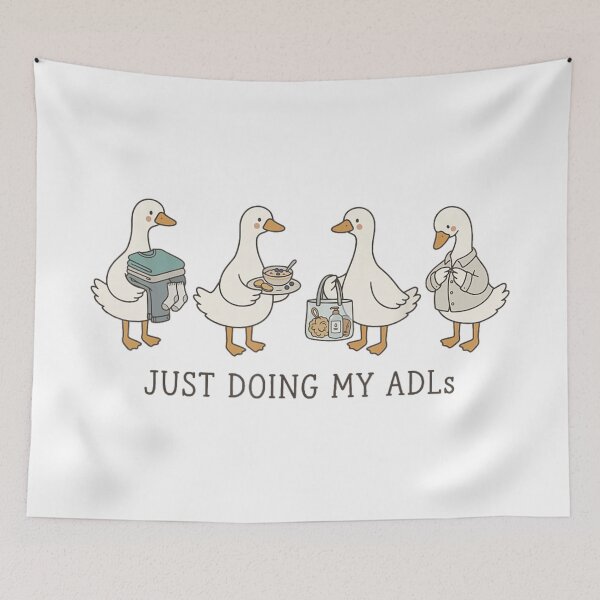 Item preview, Cute Ducks Just Doing My ADLs Occupational Therapy Self Care Mental Health designed and sold by StanaLuis.