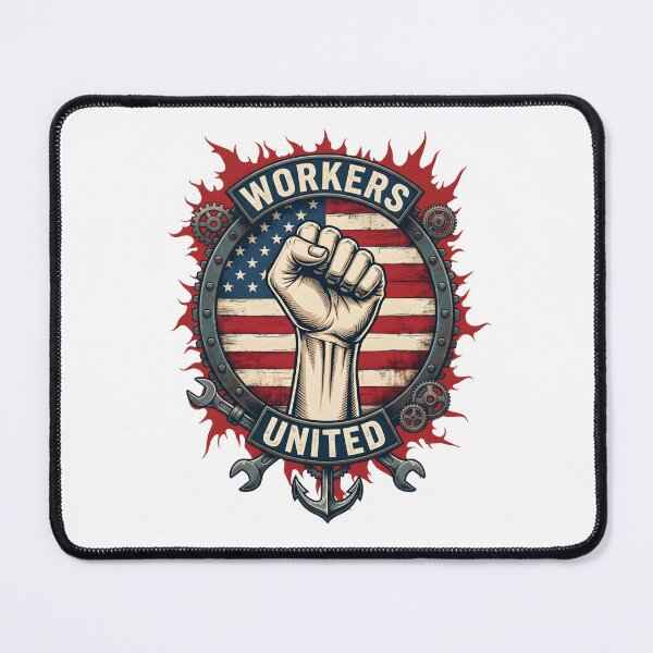 Item preview, Workers United USA Shirt – Patriotic Labor Day Graphic Tee designed and sold by relso.