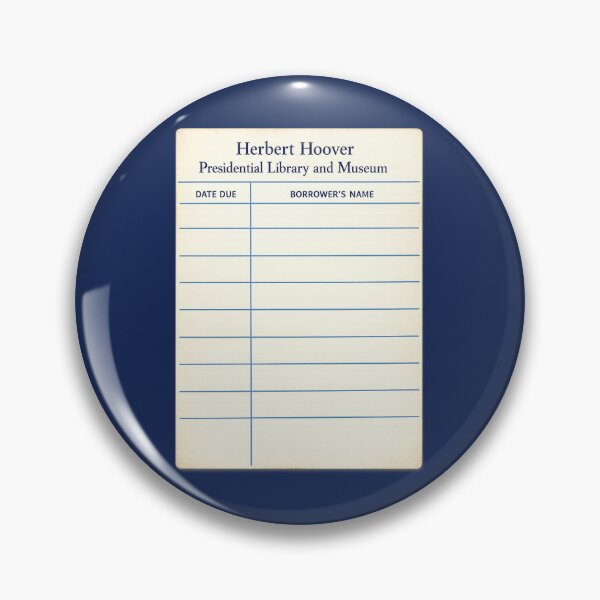 Item preview, Herbert Hoover designed and sold by Broken Antler Designs .