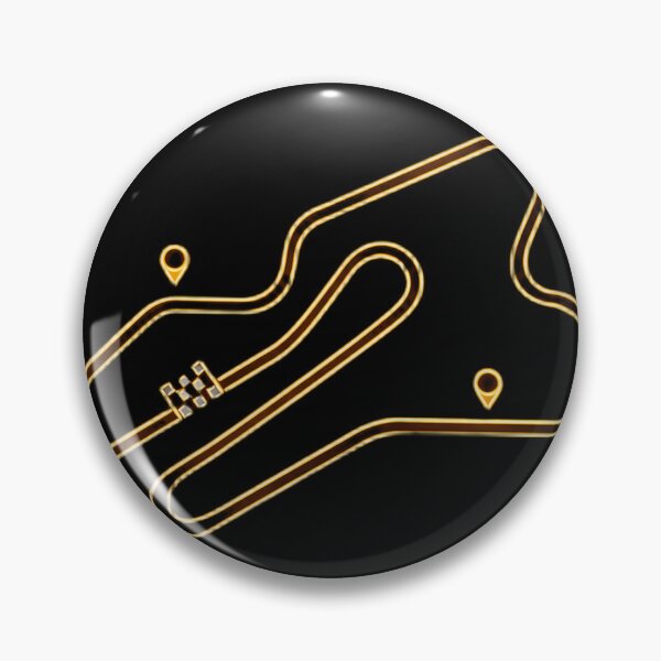 Item preview, The F40 Circuit: Golden Neon Supercar Silhouette designed and sold by ticzla95.