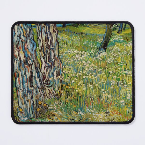 Item preview, Tree Trunks in the Grass by Vincent van Gogh: Post Impressionist Nature Print designed and sold by artofuniverse.