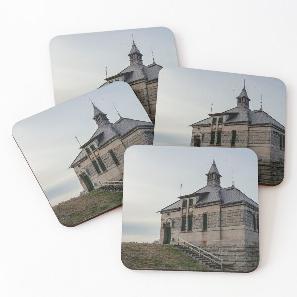 Item preview, Historic Stone Building on Hill New England Architecture designed and sold by MDCCo.