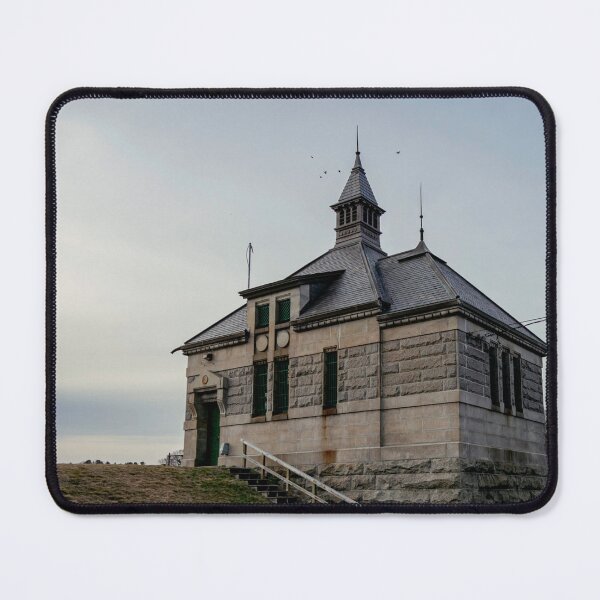 Item preview, Historic Stone Building on Hill New England Architecture designed and sold by MDCCo.