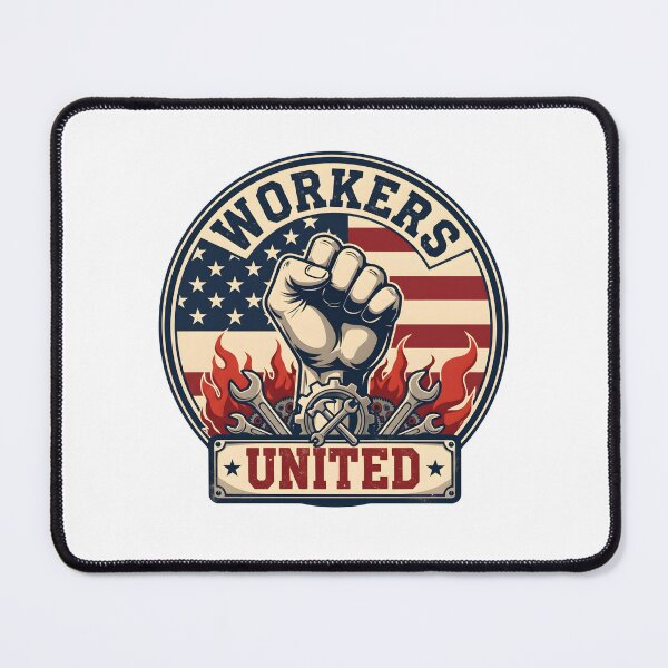 Item preview, Workers United Patriotic Shirt – Vintage Labor Day USA Graphic Tee designed and sold by relso.