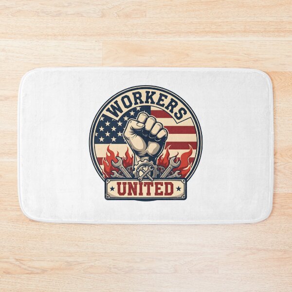 Item preview, Workers United Patriotic Shirt – Vintage Labor Day USA Graphic Tee designed and sold by relso.