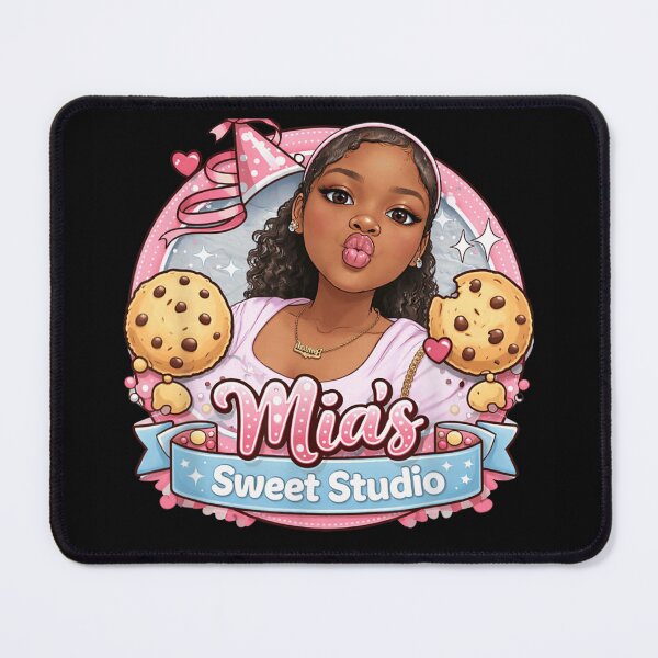 Item preview, Mia Sweet Studio Cute Baker Girl Chocolate Chip Cookies Pastry Chef Logo designed and sold by StanaLuis.