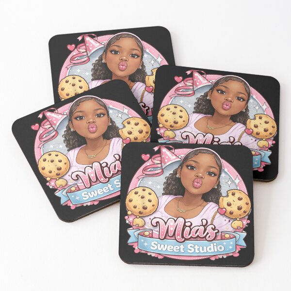 Item preview, Mia Sweet Studio Cute Baker Girl Chocolate Chip Cookies Pastry Chef Logo designed and sold by StanaLuis.