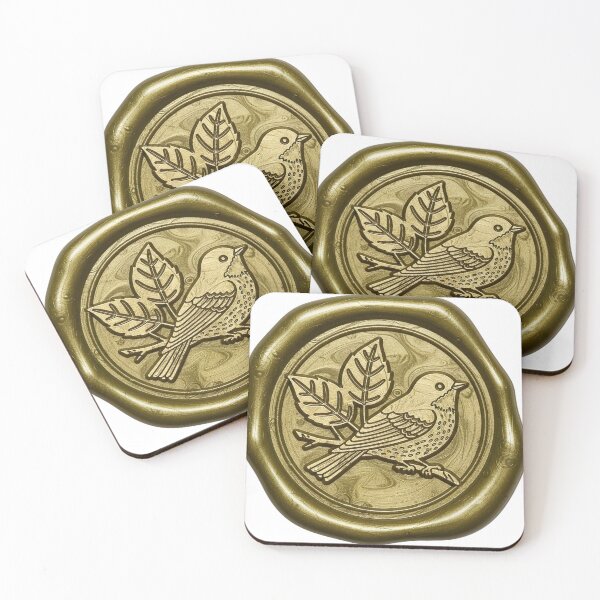 Item preview, Vintage Gold Bird Wax Seal  designed and sold by AnimaliaStar.