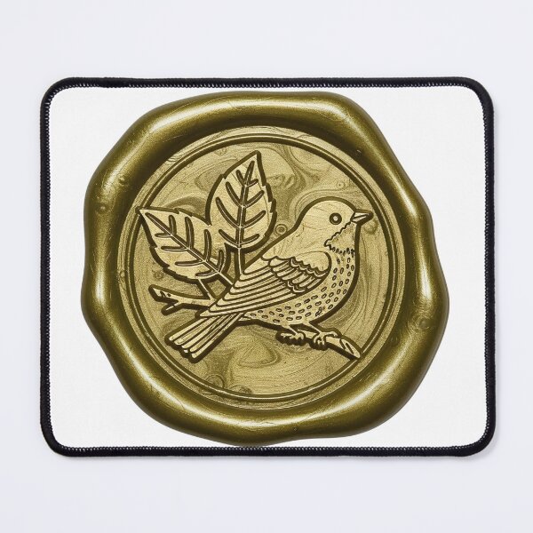 Item preview, Vintage Gold Bird Wax Seal designed and sold by AnimaliaStar.