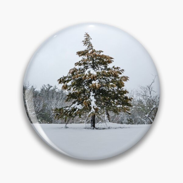 Item preview,  Lone Pine Tree in Winter Snow New England Landscape designed and sold by MDCCo.