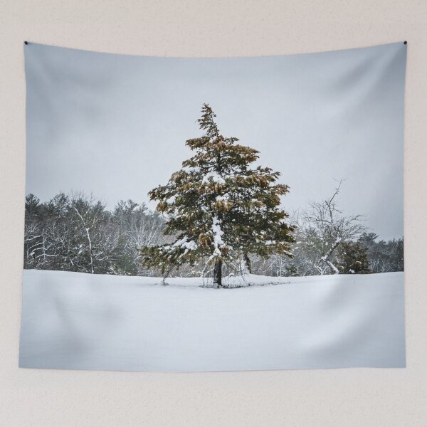 Item preview,  Lone Pine Tree in Winter Snow New England Landscape designed and sold by MDCCo.