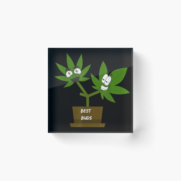 Item preview, Mejores amigos, divertido, cannabis, hojas de marihuana, fumar hierba, amistad, juego de palabras, arte designed and sold by StanaLuis.