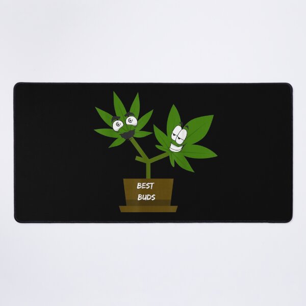 Item preview, Best Buds Funny Cannabis Marijuana Leaves Pot Smoking Weed Friendship Pun Art designed and sold by StanaLuis.