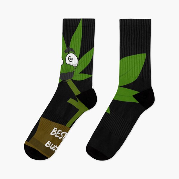 Item preview, Best Buds Funny Cannabis Marijuana Leaves Pot Smoking Weed Friendship Pun Art designed and sold by StanaLuis.
