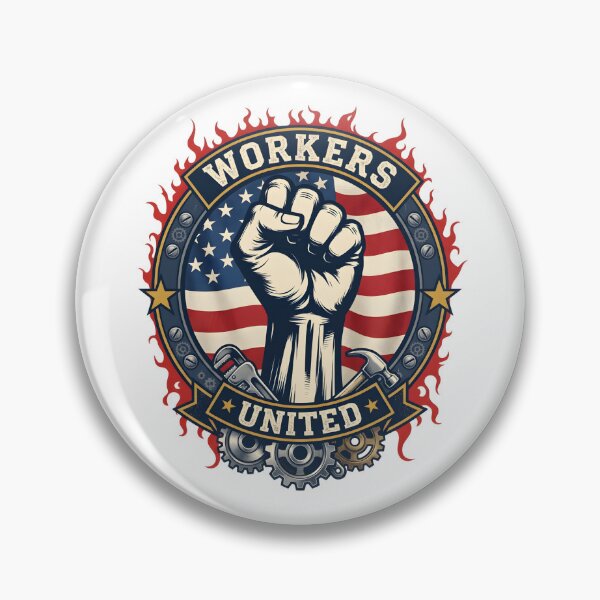 Item preview, Workers United Streetwear Shirt – Labor Day Patriotic Graphic Tee designed and sold by relso.