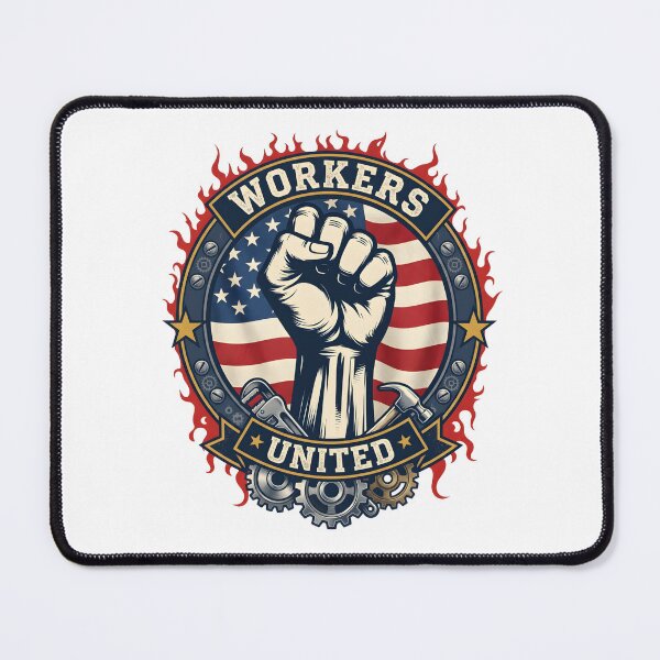 Item preview, Workers United Streetwear Shirt – Labor Day Patriotic Graphic Tee designed and sold by relso.