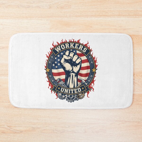 Item preview, Workers United Streetwear Shirt – Labor Day Patriotic Graphic Tee designed and sold by relso.