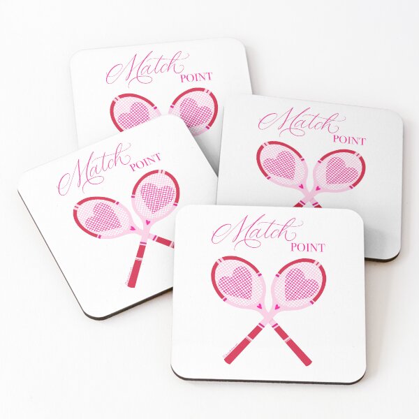 Item preview, Match point heart pink designed and sold by dudaoliveira.art.