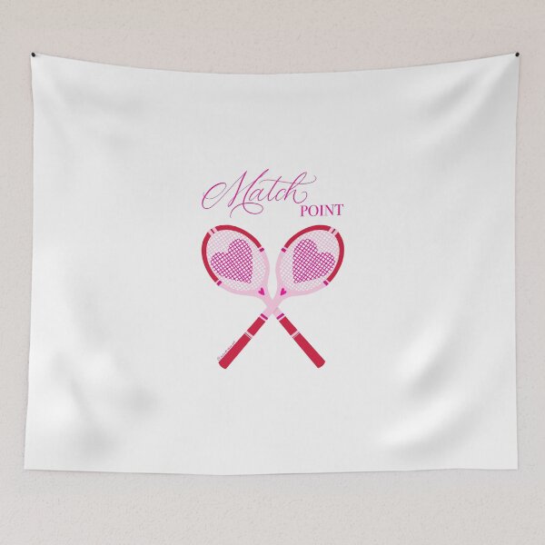 Item preview, Match point heart pink designed and sold by dudaoliveira.art.
