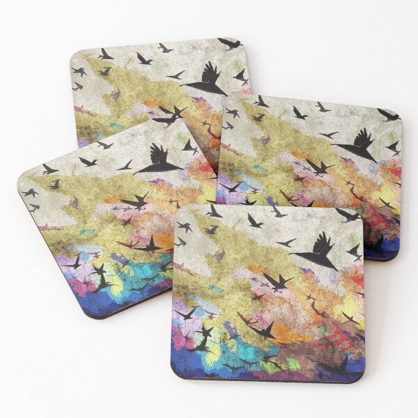 Item preview, Abstract flying birds designed and sold by kinpirks.