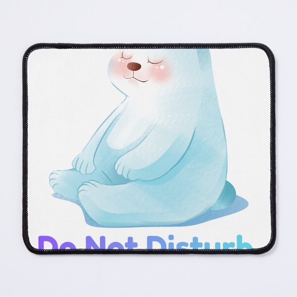 Item preview, Don't Disturb I'm Meditating — Yoga Meditation Design designed and sold by QuirkyCloud Designs.