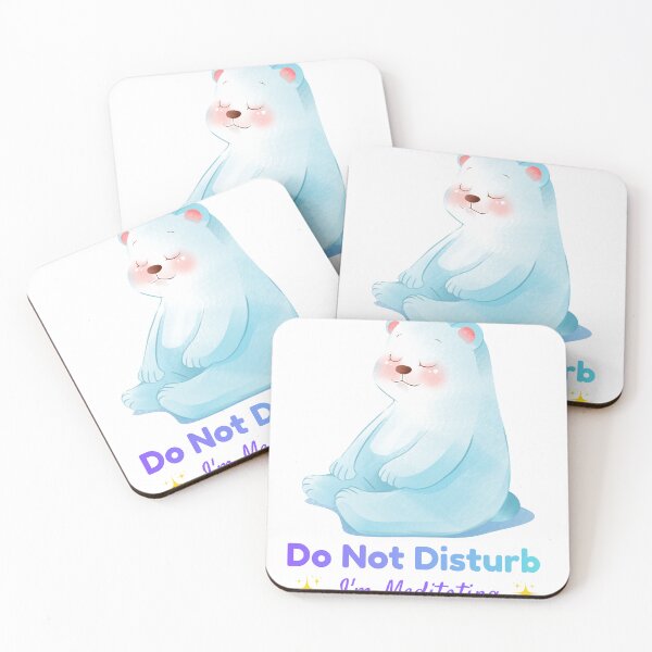 Item preview, Don't Disturb I'm Meditating — Yoga Meditation Design designed and sold by QuirkyCloud Designs.