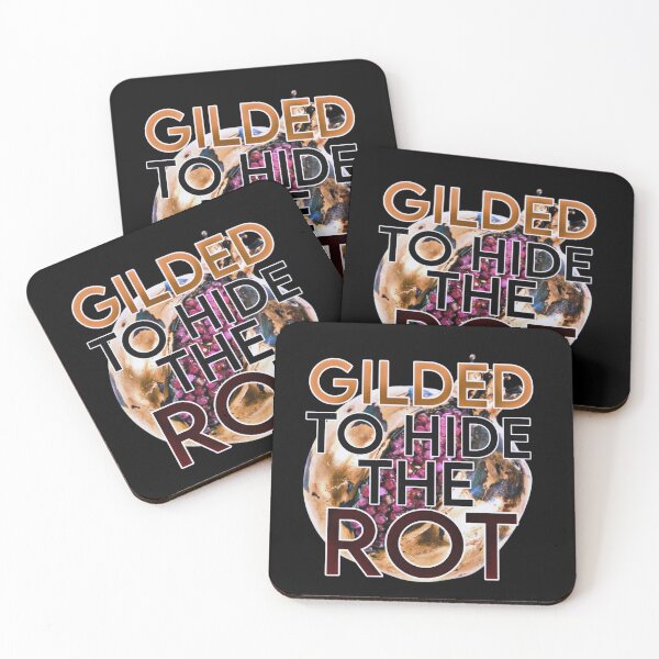 Item preview, Gilded to Hide the Rot designed and sold by PopBubbleShop.
