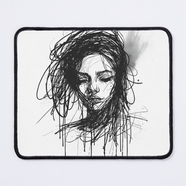 Item preview, Face drawing print designed and sold by Inquu.