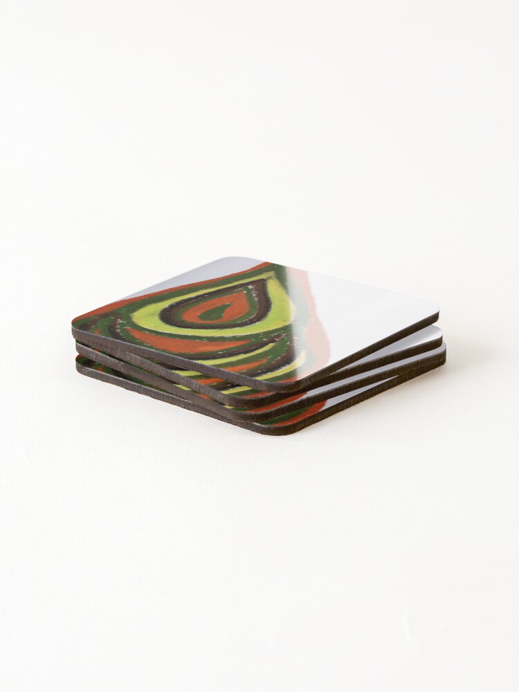 Thumbnail 4 of 5, Coasters (Set of 4), Earth Drop designed and sold by SadrsWork.