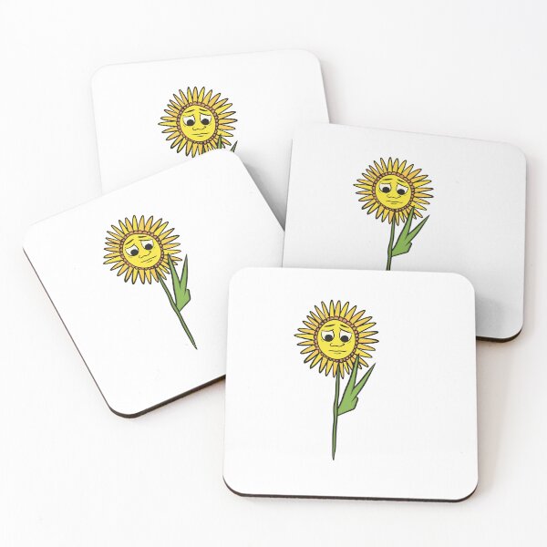 Item preview, Emotional cute sunflower cartoon character drawing designed and sold by WTFARBA.