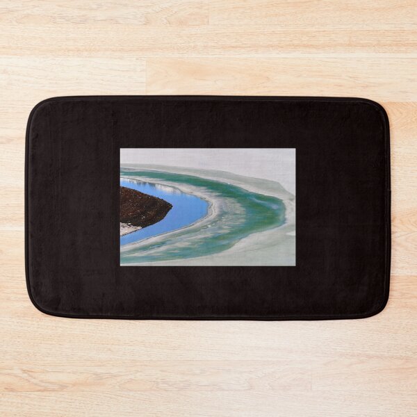 Item preview, Abstract Frozen Lake Curve Minimal Nature Landscape designed and sold by onubi.