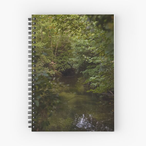 Item preview, Lush Green Stream Through Trees Summer Nature Photography designed and sold by MDCCo.