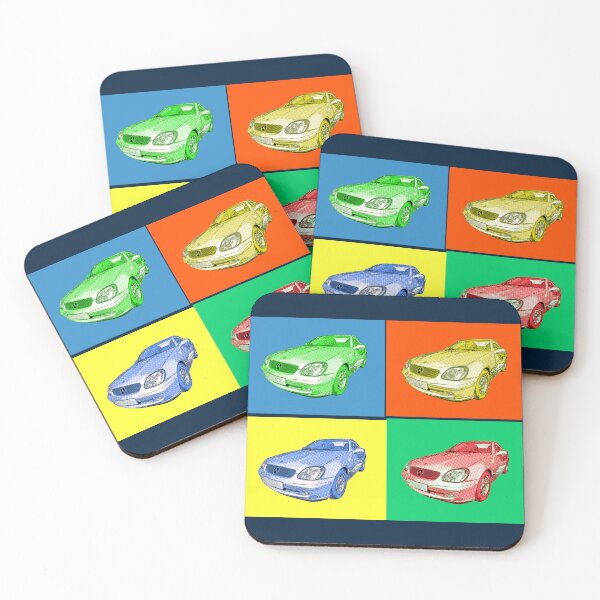 Item preview, Mercedes SLK R170 - Pop Art Design designed and sold by car-digital-art.