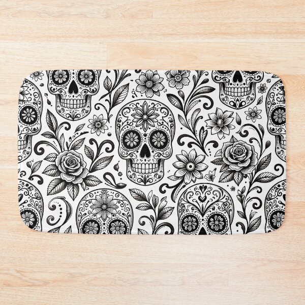 Item preview, Skulls and Flowers designed and sold by Imprearte.